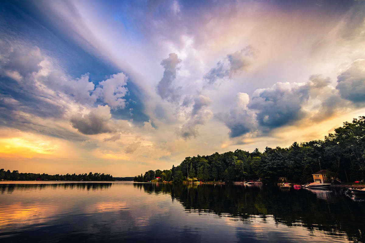 A beautiful Muskoka sunset